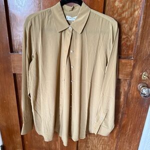 NWT Everlane silk shirt